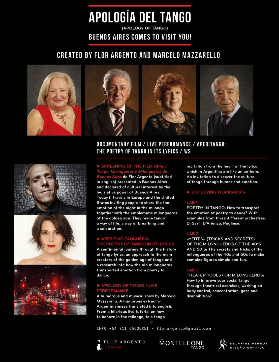 Tango Dancer. Member of CID UNESCO. Teacher. Curator and Producer.